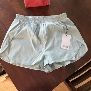 Girlfriend Collective Light Blue Trail Short